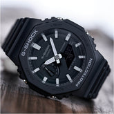 Casio G - Shock Carbon Core Guard Analog - Digital Black Dial Men's Watch - GA - 2100 - 1ADR - Zamana.pk